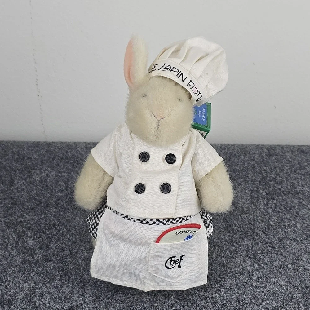 Vintage Muffy‎ VanderBear Le Lapin Rotund Chef Bunny Bear 1996 Plush 10
